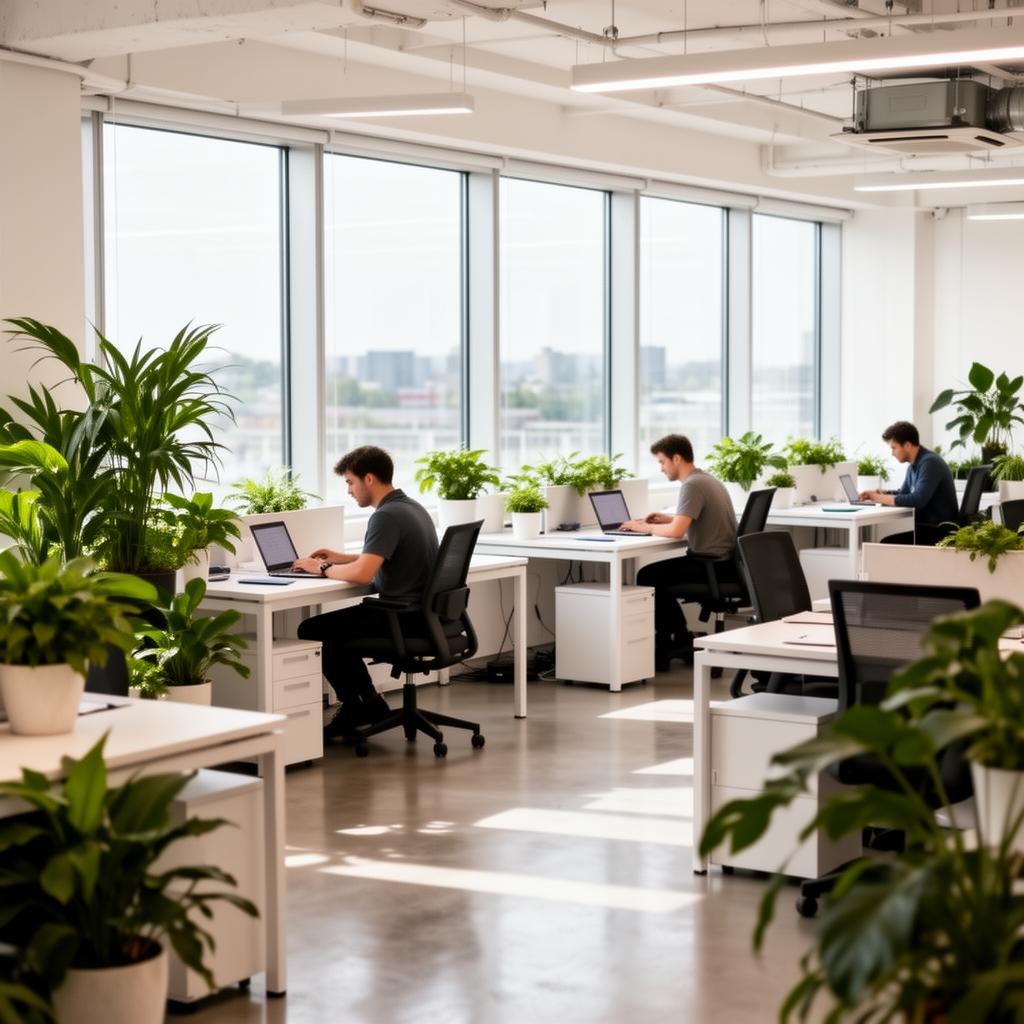 The Evergreen Health Advocates advisor team in a bright modern office